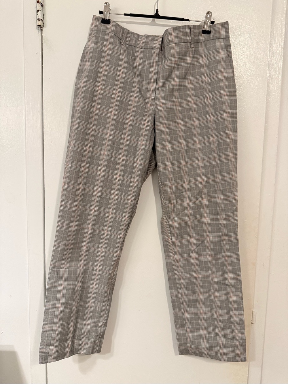 Women’s Gray Plaid Dress Pants